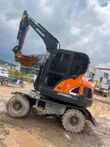 Buy Doosan DX60W Used Excavator Used Doosan DX60W Excavator 2022 Model