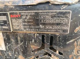 Buy Sany SY26U Used Excavator / 9 Used Sany SY26U Excavator 2021 Model / 9