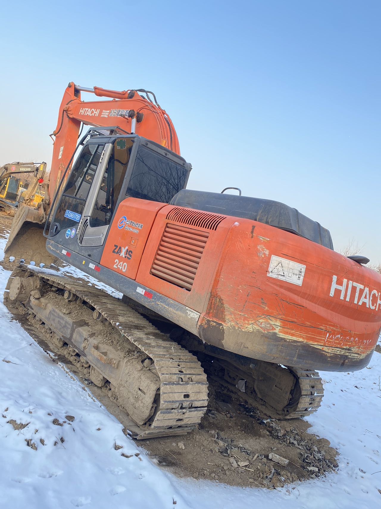 Used Hitachi ZX240 Excavator 2014 Model / 5