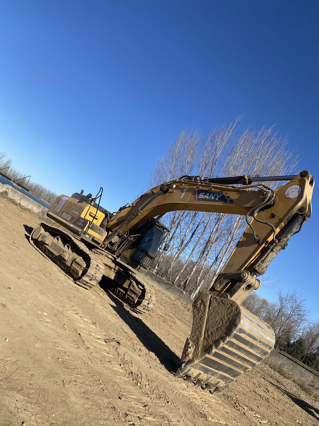 Used Sany SY485H Excavator 2016 Model / 9