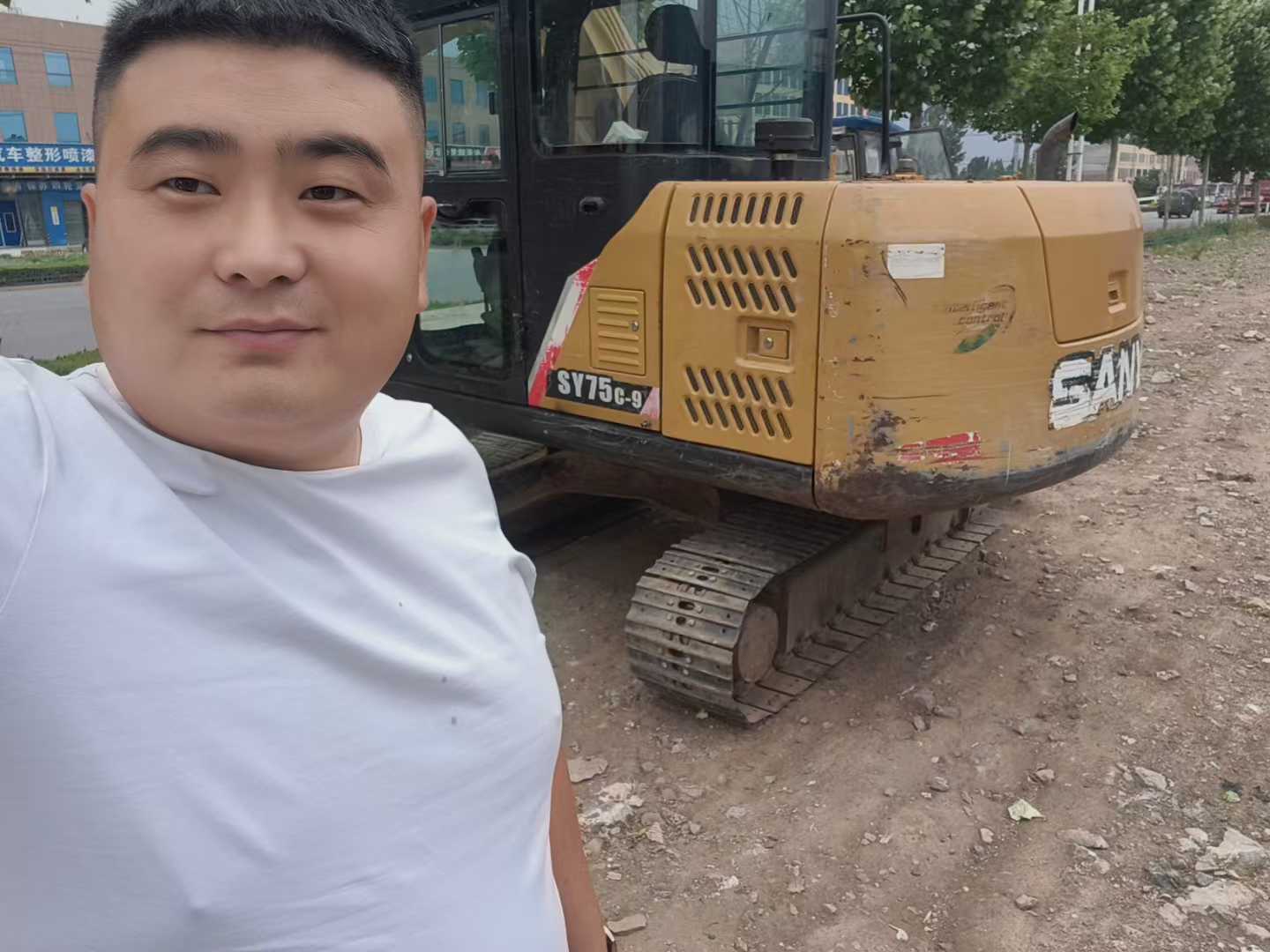 Used Sany SY65W Excavator 2017 Model