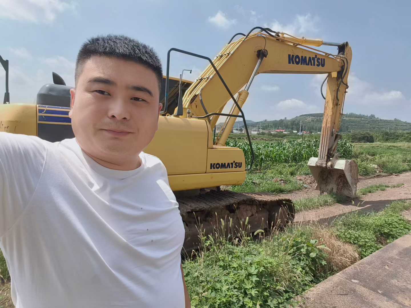 Used Komatsu PC200 Excavator 2018 Model