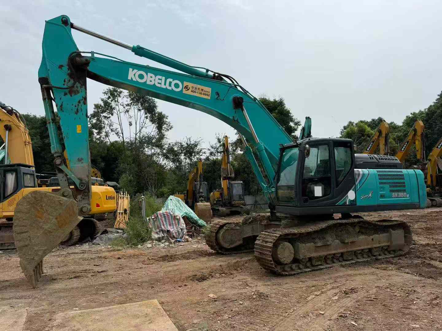Used Kobelco SK350LC SuperX Excavator 2021 Model