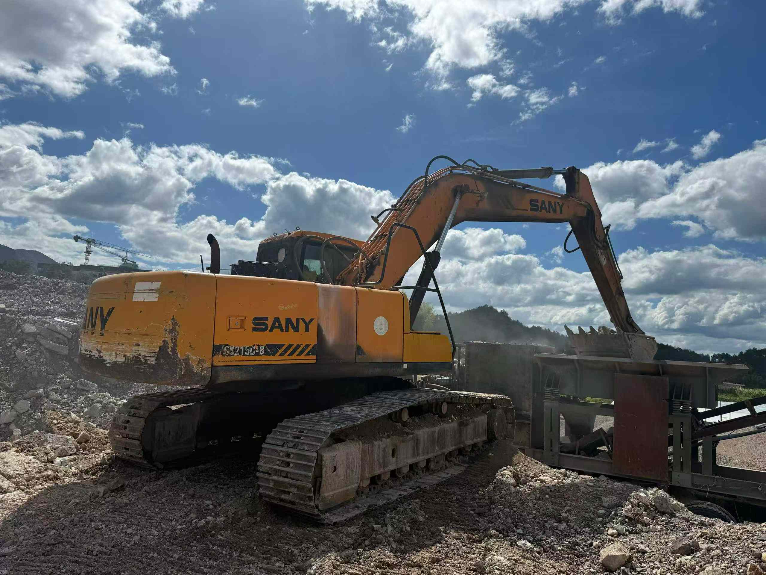 Used Sany SY215C-8S Excavator 2016 Model