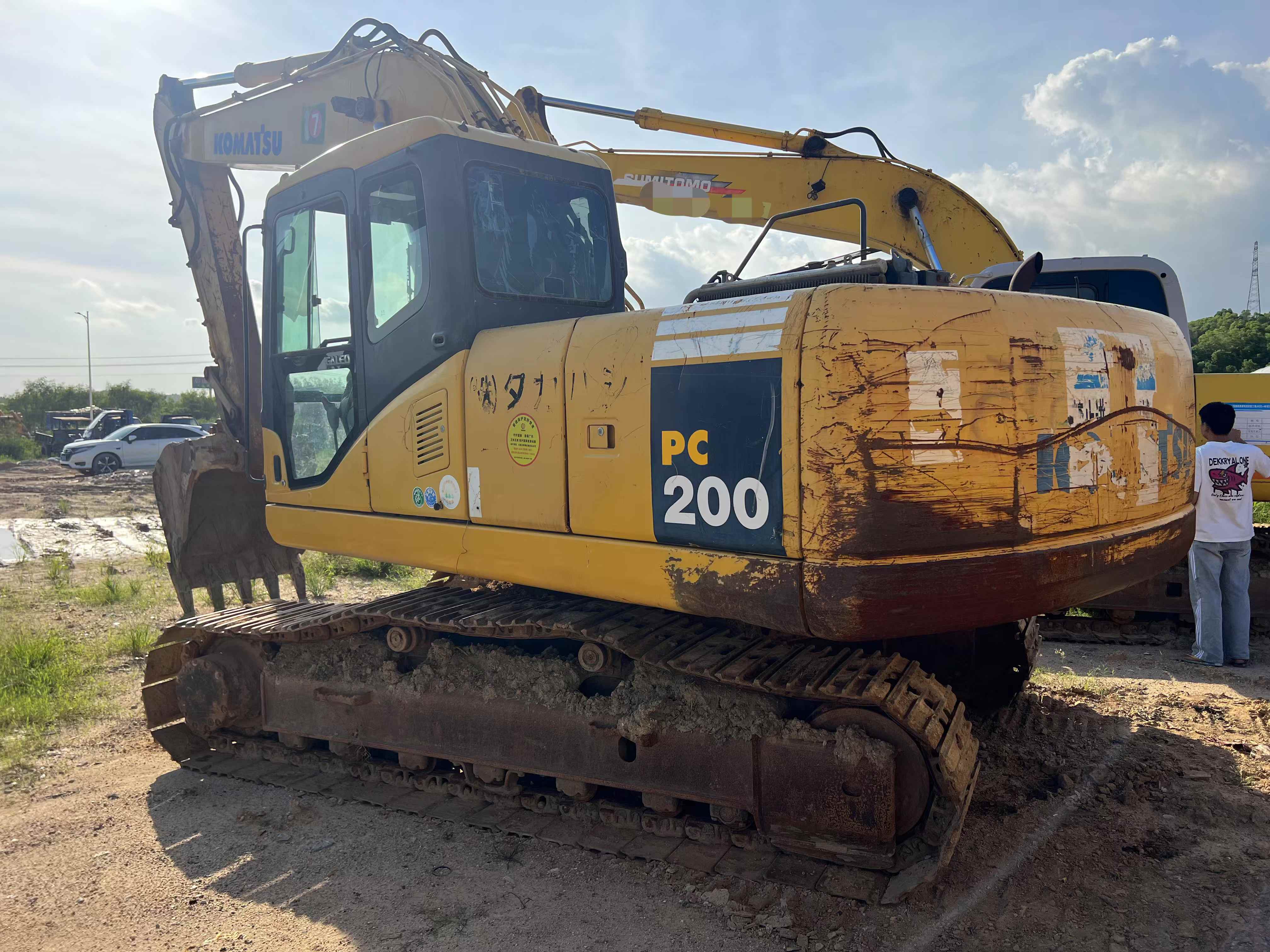 Used Komatsu PW200-7 Excavator 2016 Model