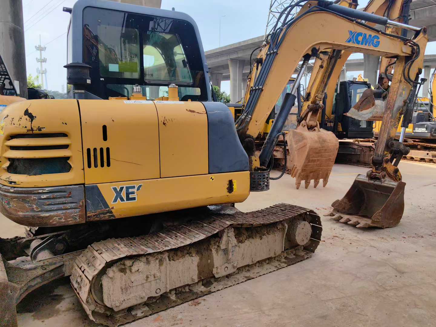 Used XCMG XE60D Excavator 2016 Model