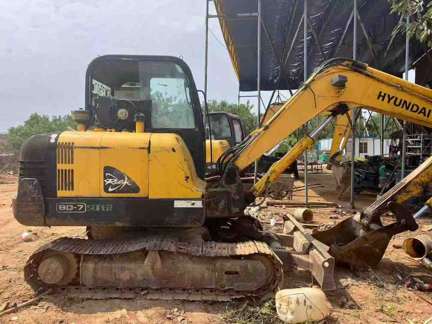 Used Hyundai R55-7 Excavator 2016 Model