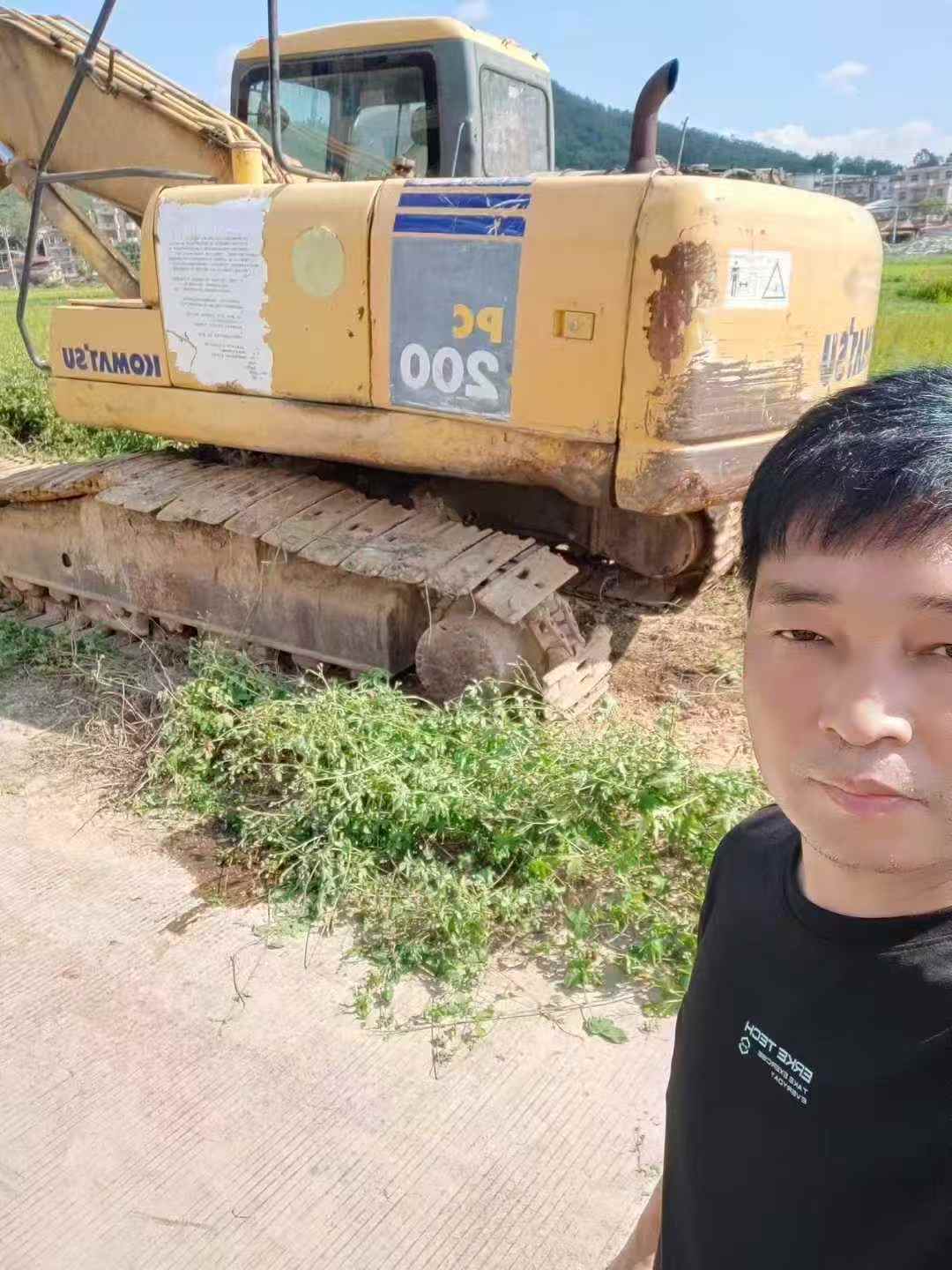 Used Komatsu PW200-7 Excavator 2016 Model