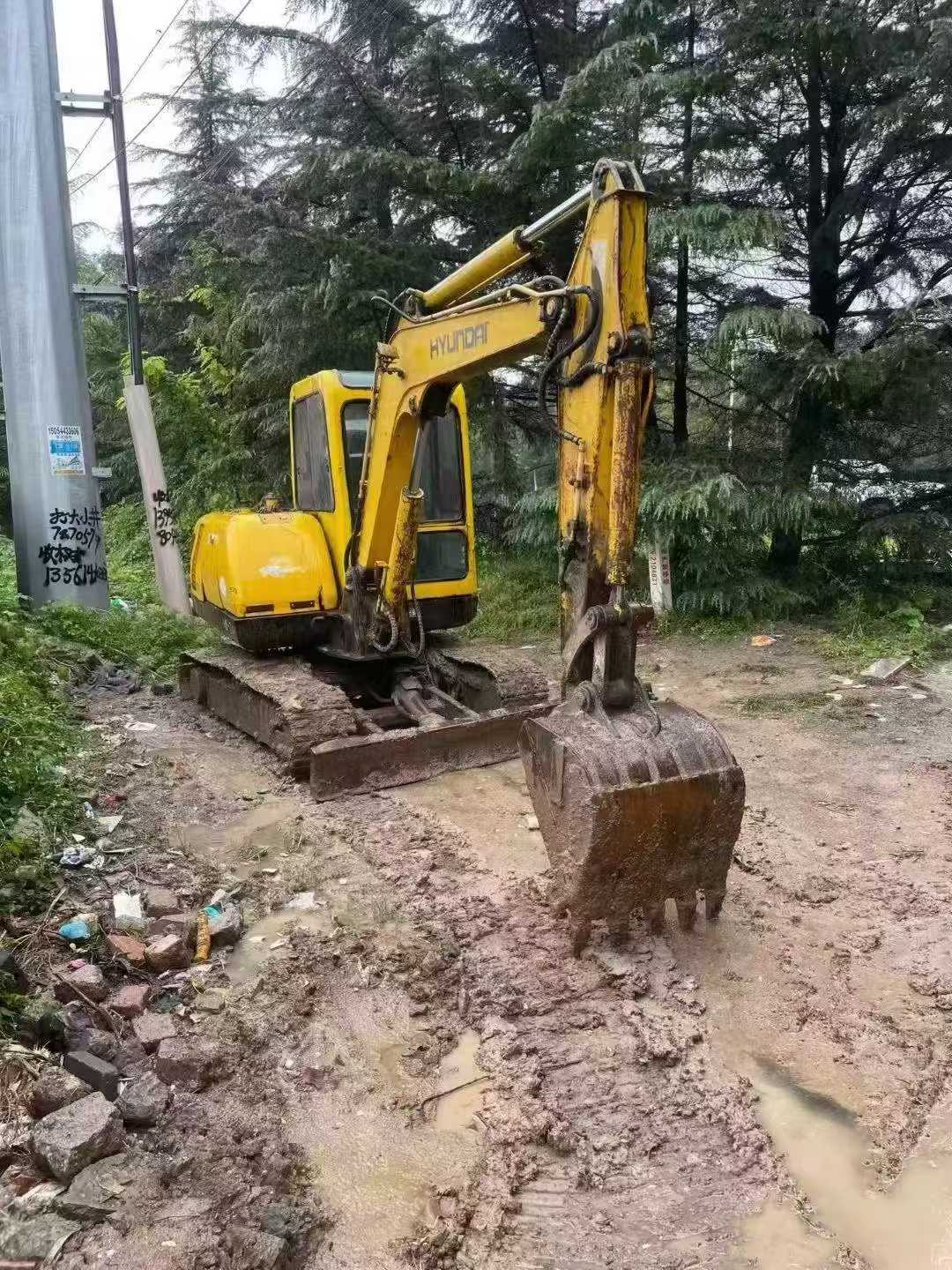 Used Hyundai R55-7 Excavator 2016 Model