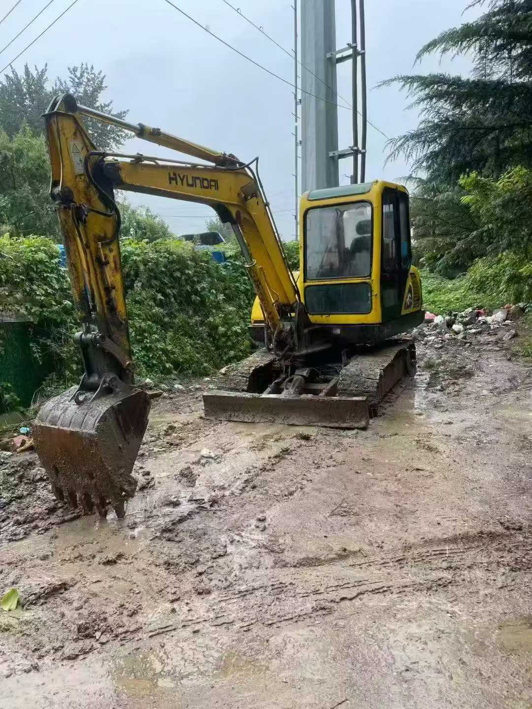 Used Hyundai R55-7 Excavator 2016 Model / 2