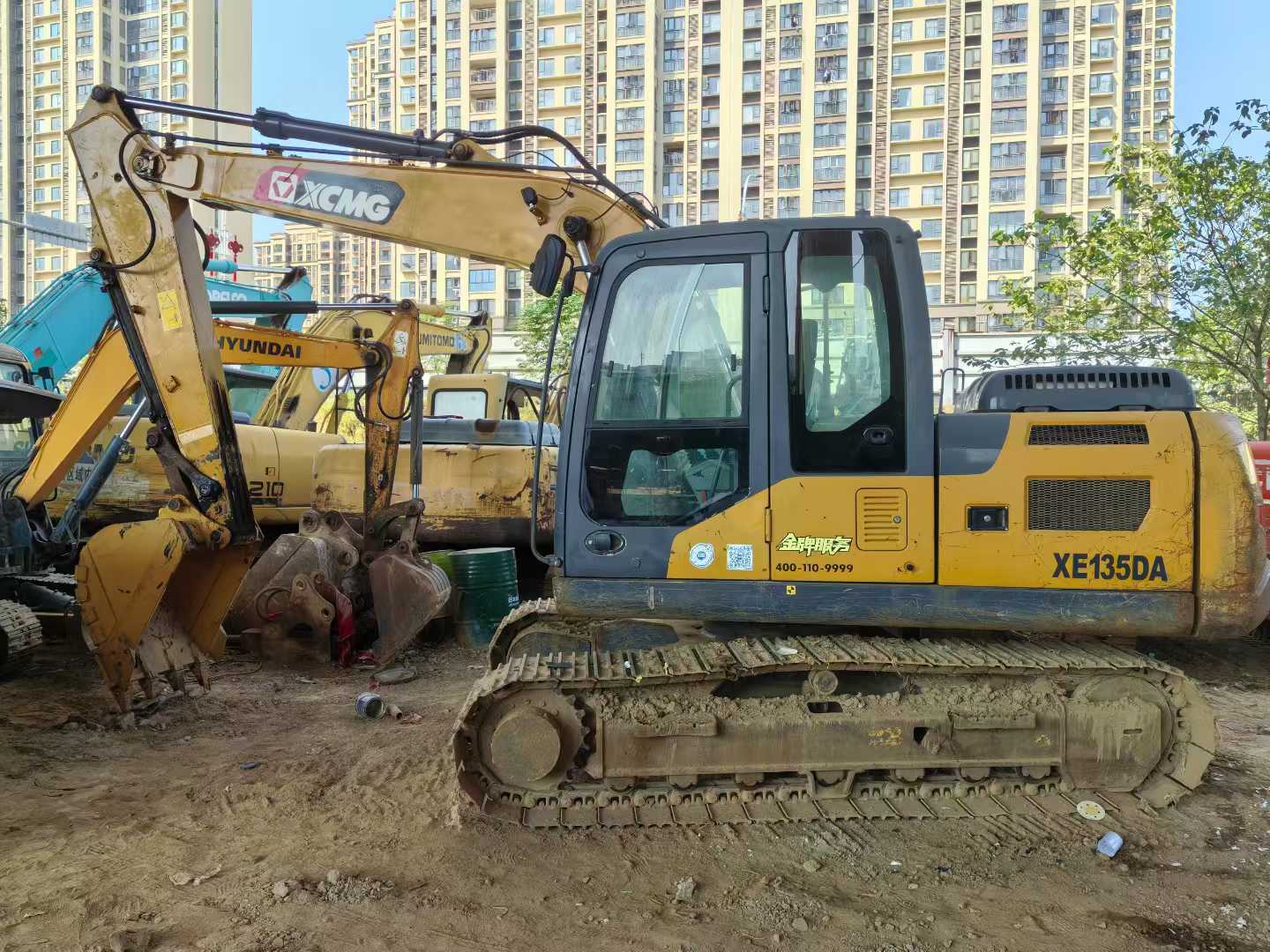 Used XCMG XE135GA Excavator 2021 Model
