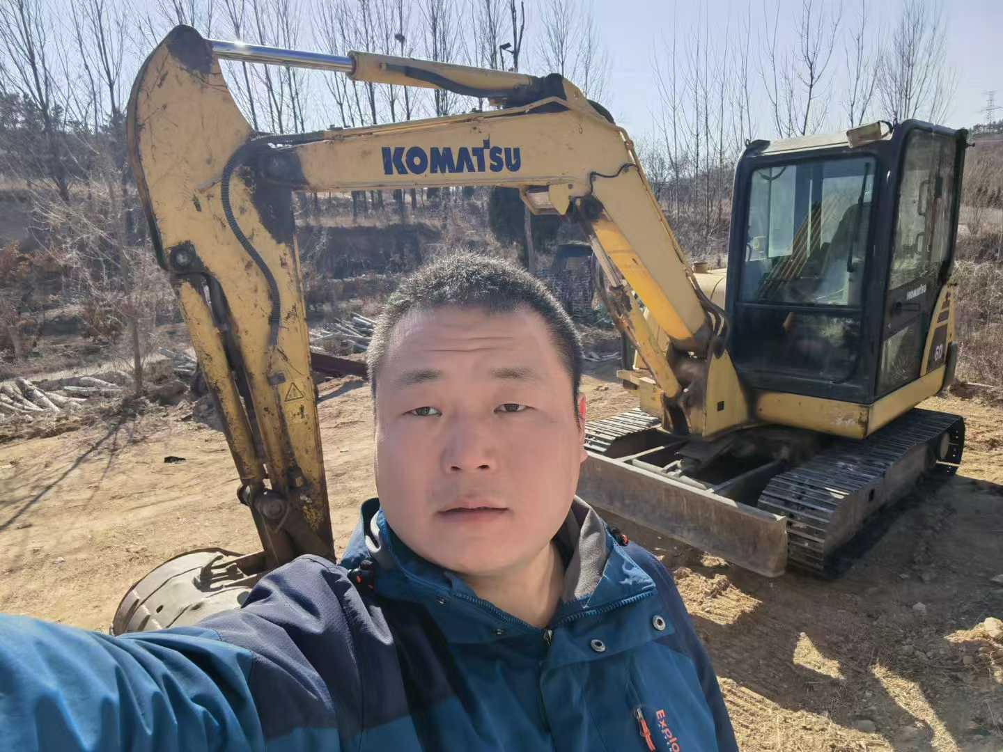 Used Komatsu PC56-7 Excavator 2017 Model