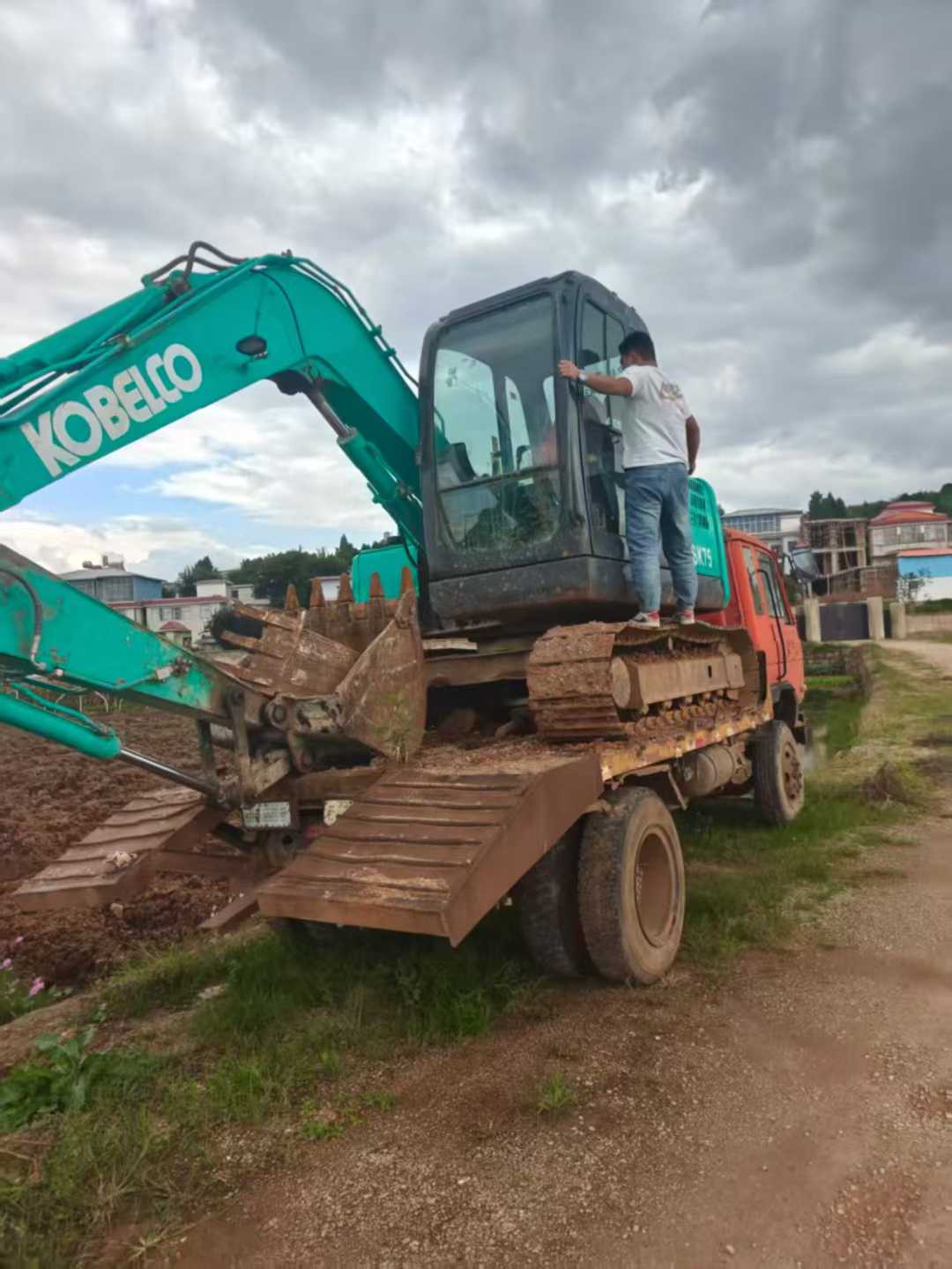 Used Kobelco SK75 Excavator 2015 Model