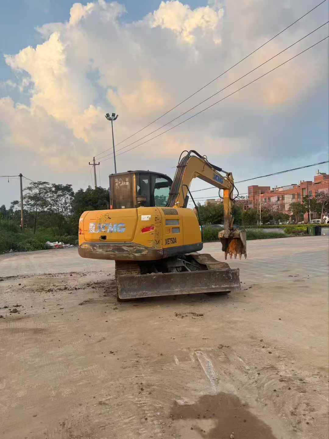 Used XCMG XE75WD Excavator 2018 Model