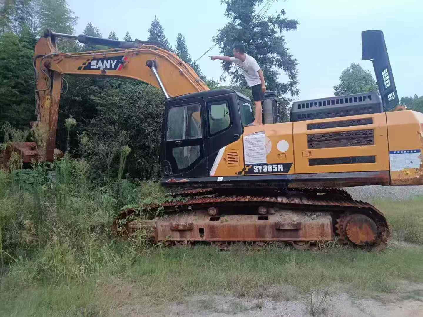 Used Sany SY365H Excavator 2016 Model