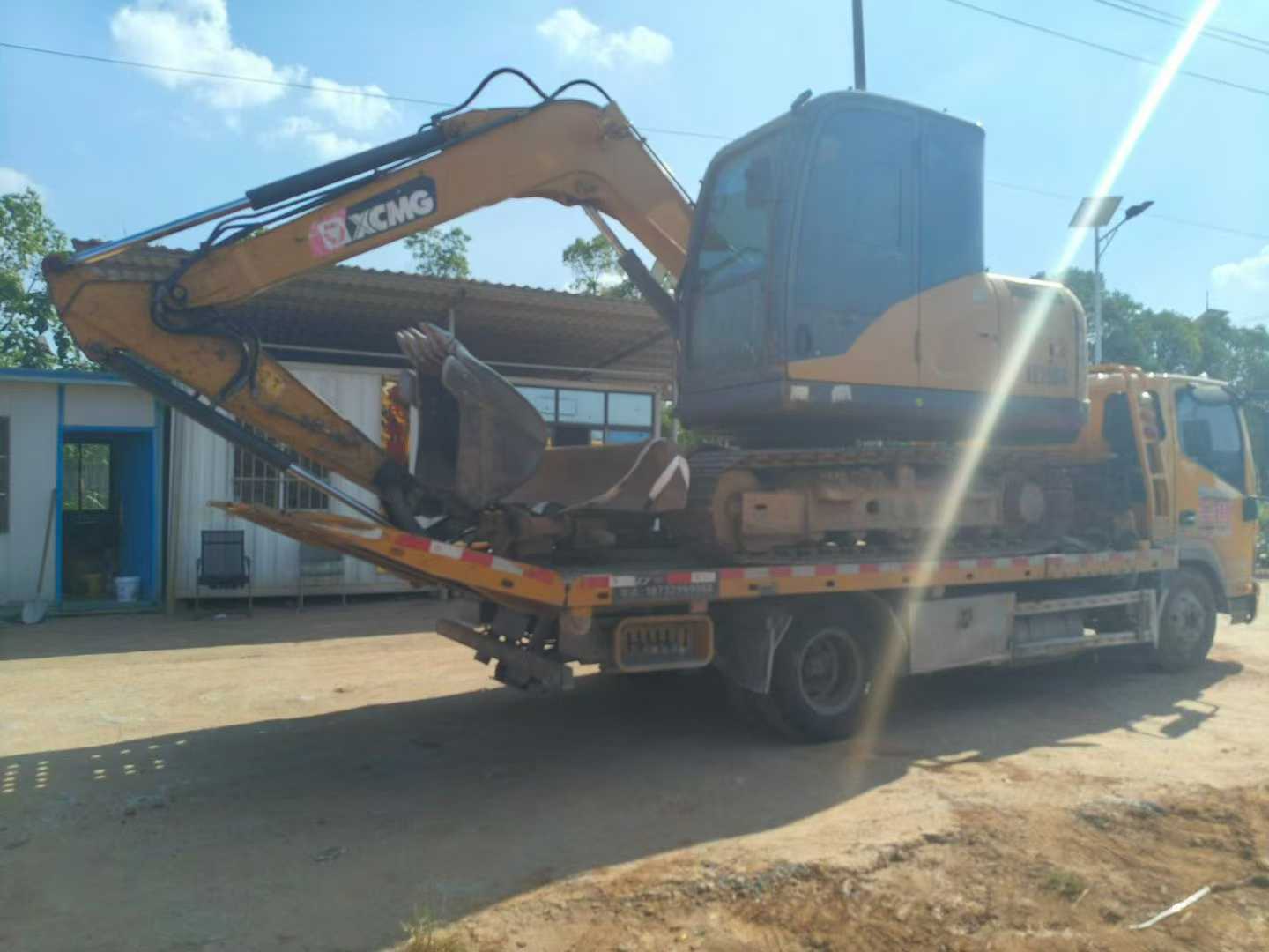 Used XCMG XE75WD Excavator 2016 Model