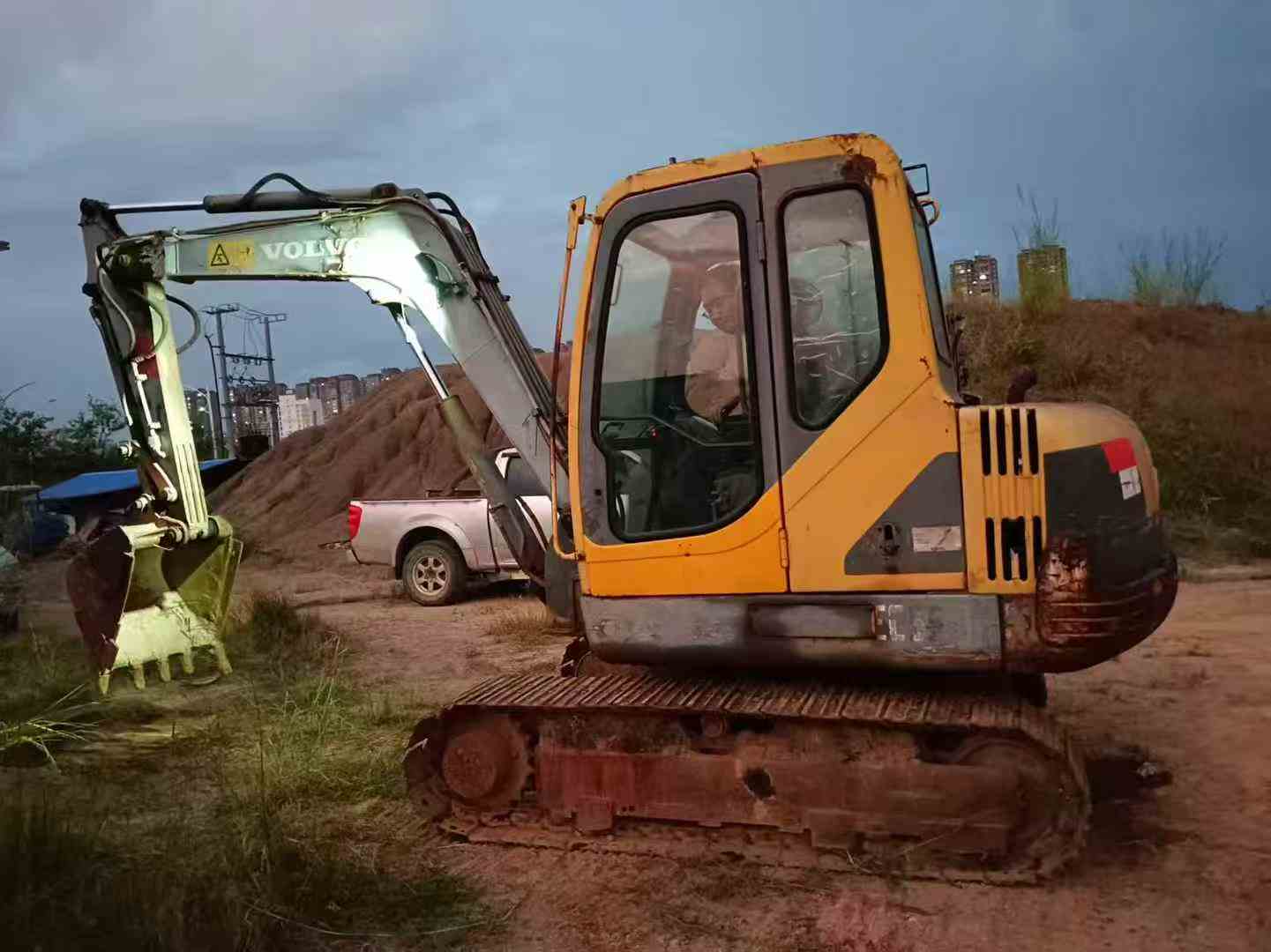 Used Volvo EW55 Excavator 2012 Model