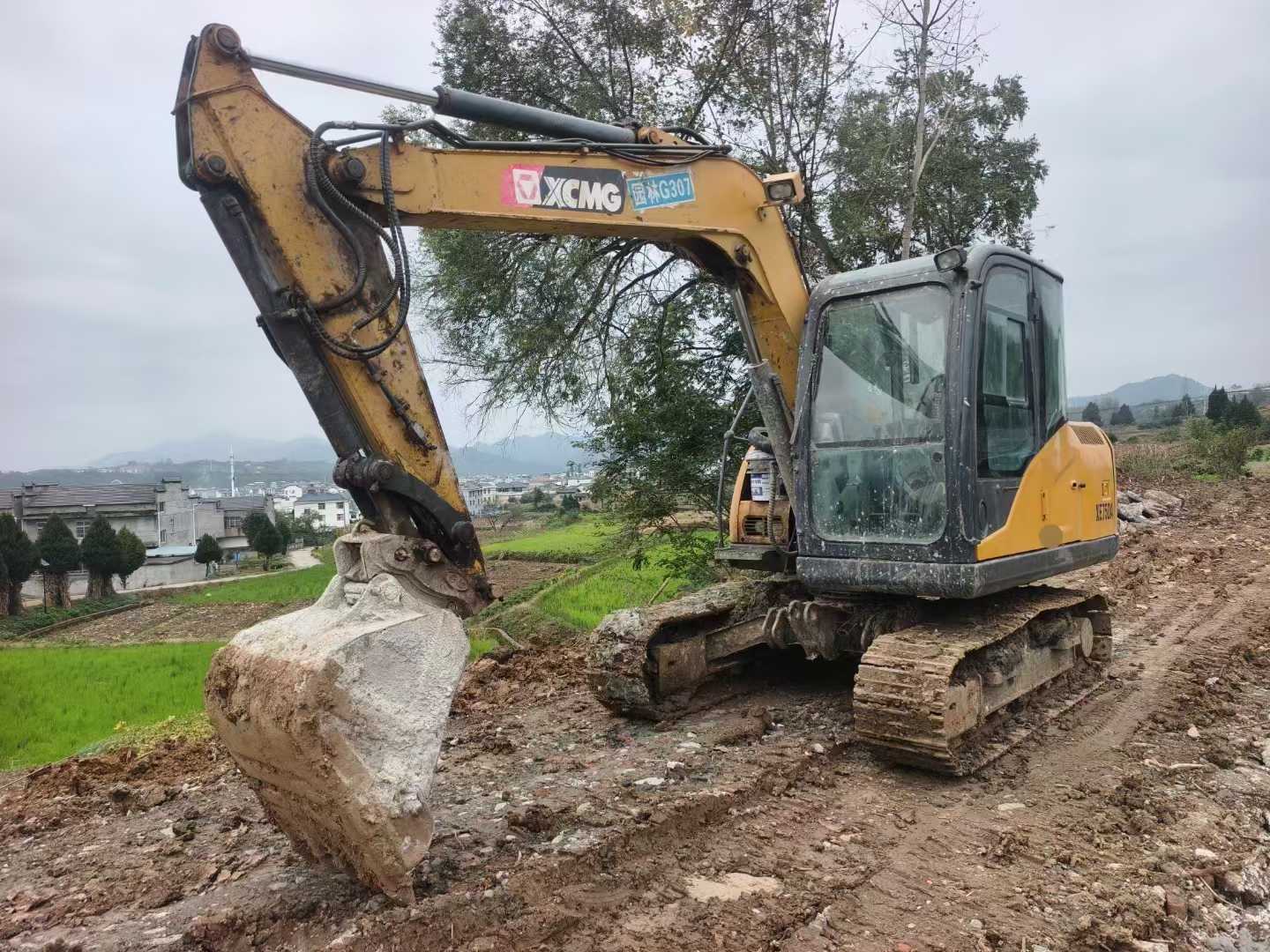 Used XCMG XE75WD Excavator 2019 Model