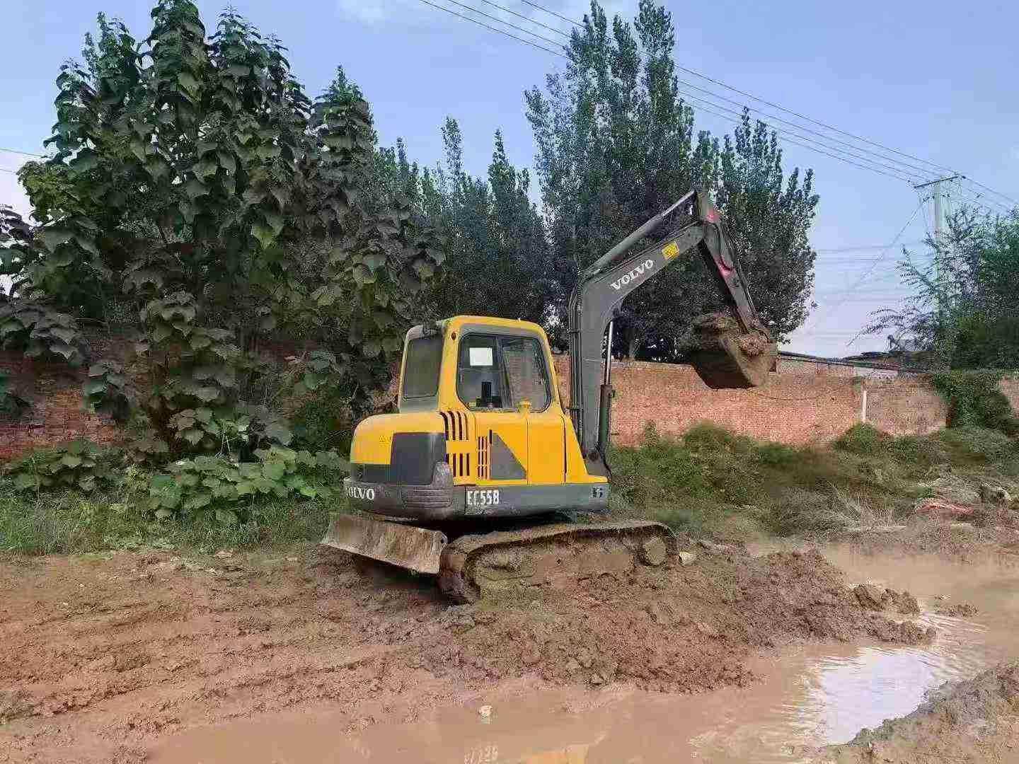 Used Volvo EW55 Excavator 2016 Model / 7