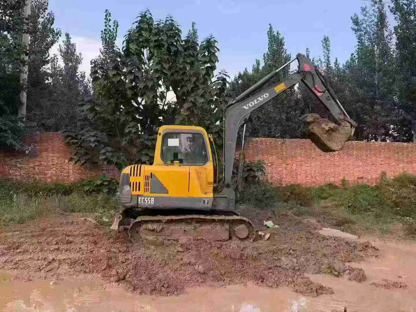 Used Volvo EW55 Excavator 2016 Model / 9
