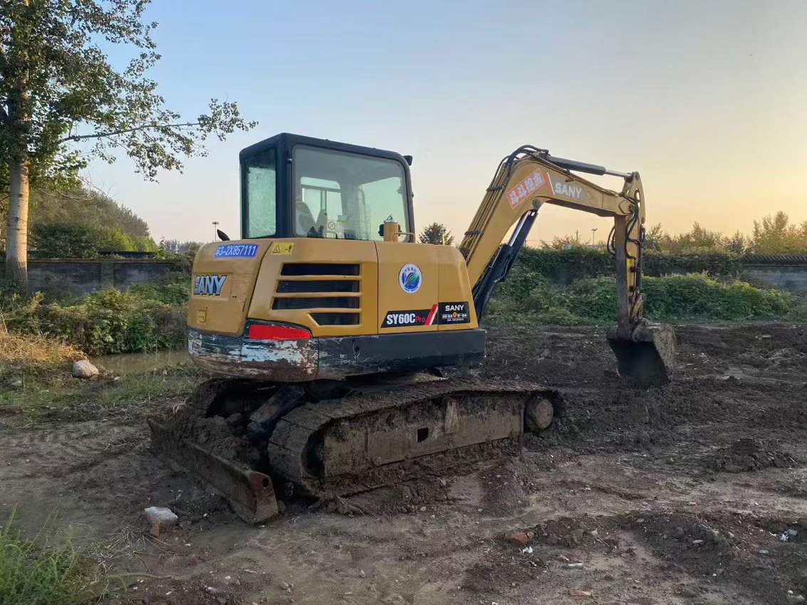 Used Sany SY60C Excavator 2017 Model / 2