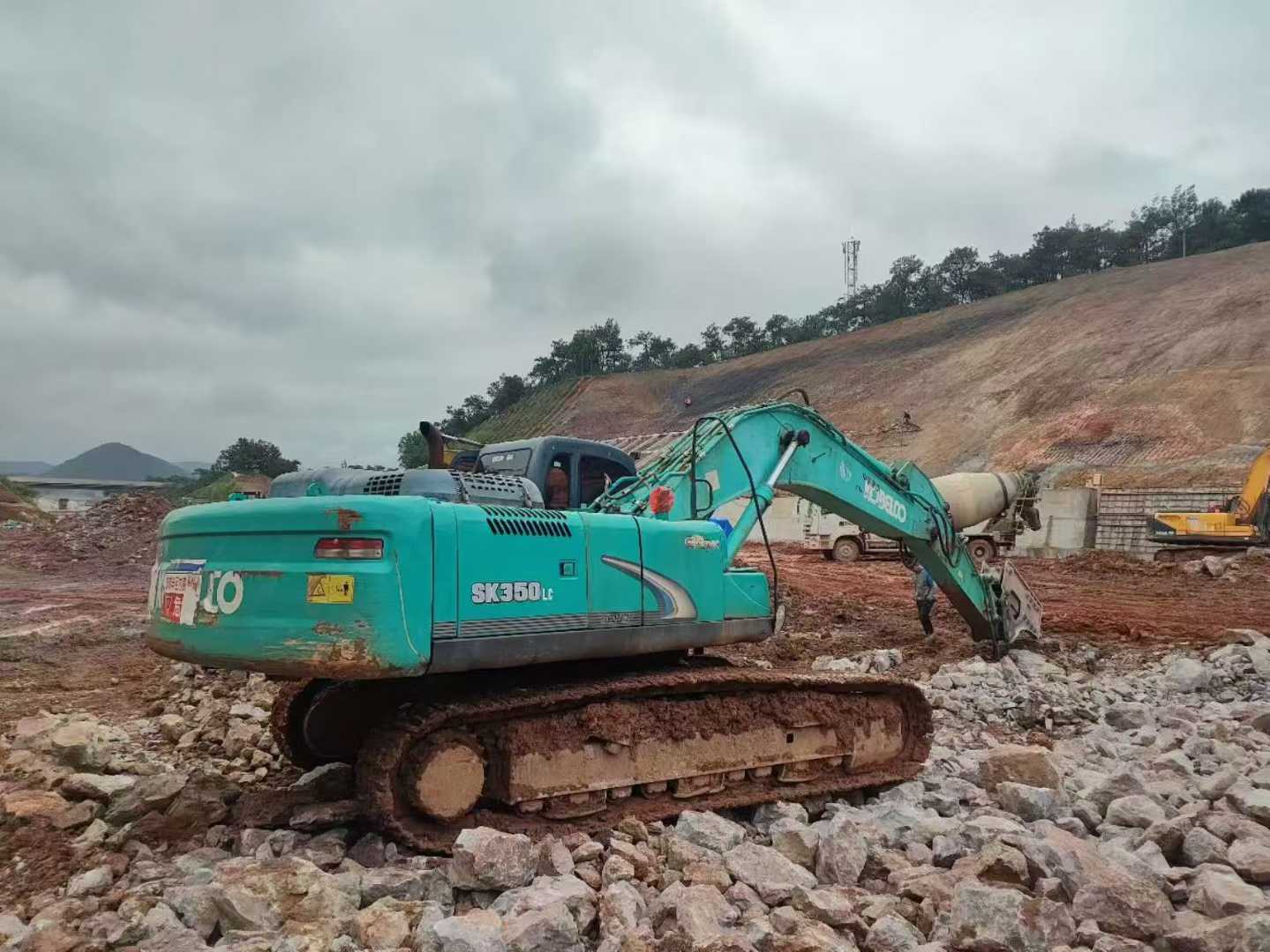 Used Kobelco SK350LC SuperX Excavator 2014 Model