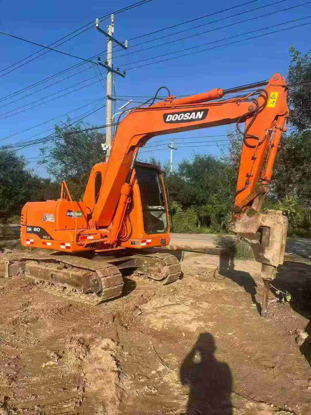 Used Doosan DX80 Excavator 2016 Model / 2