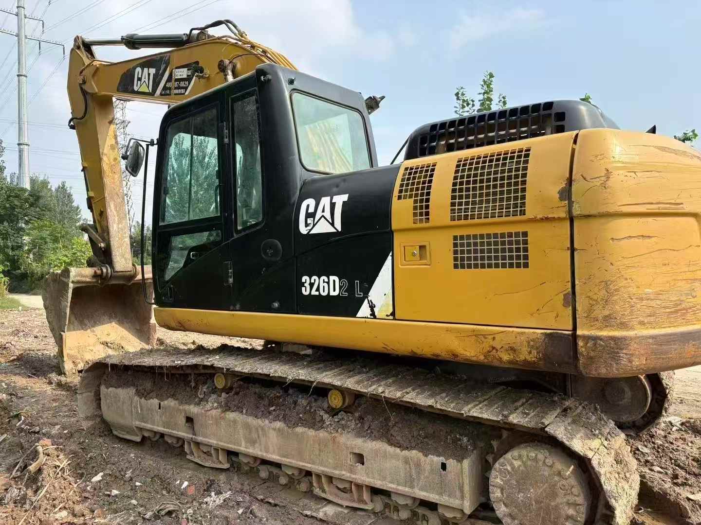 Used Caterpillar 323D2L Excavator 2014 Model