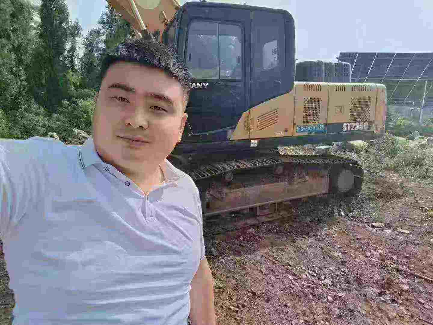 Used Sany SY215W Excavator 2018 Model