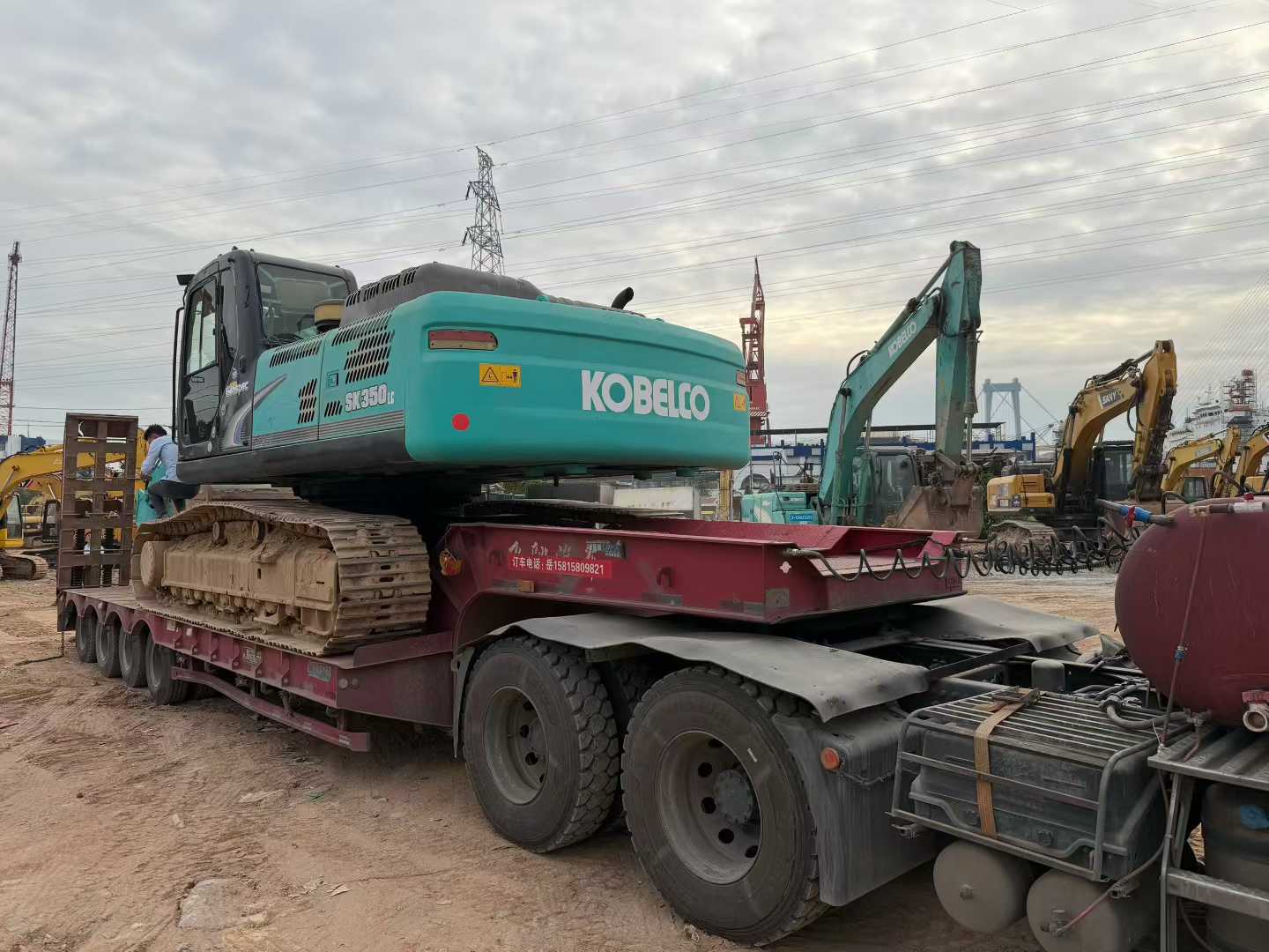 Used Kobelco SK350LC8 Excavator 2016 Model