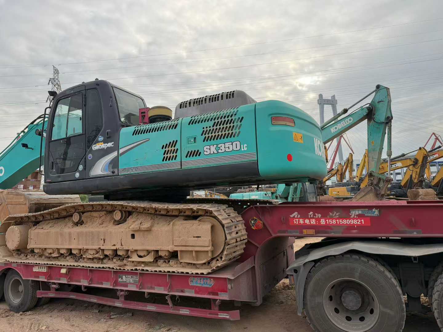 Used Kobelco SK350LC8 Excavator 2016 Model / 4