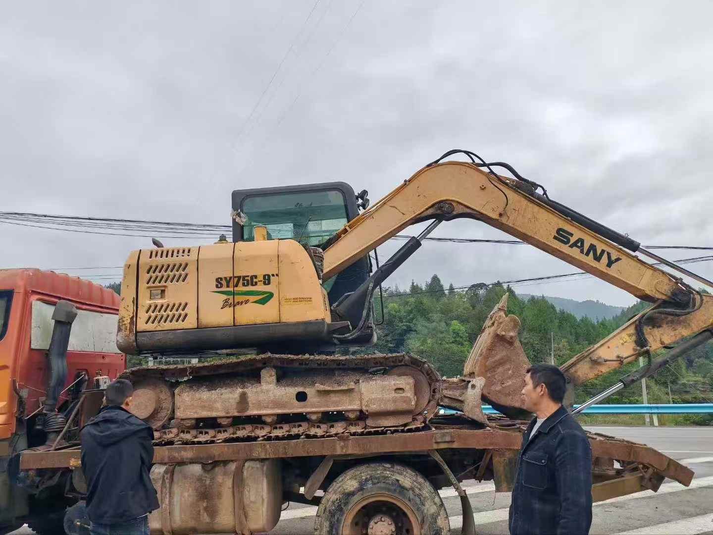 Used Sany SY75 Excavator 2013 Model