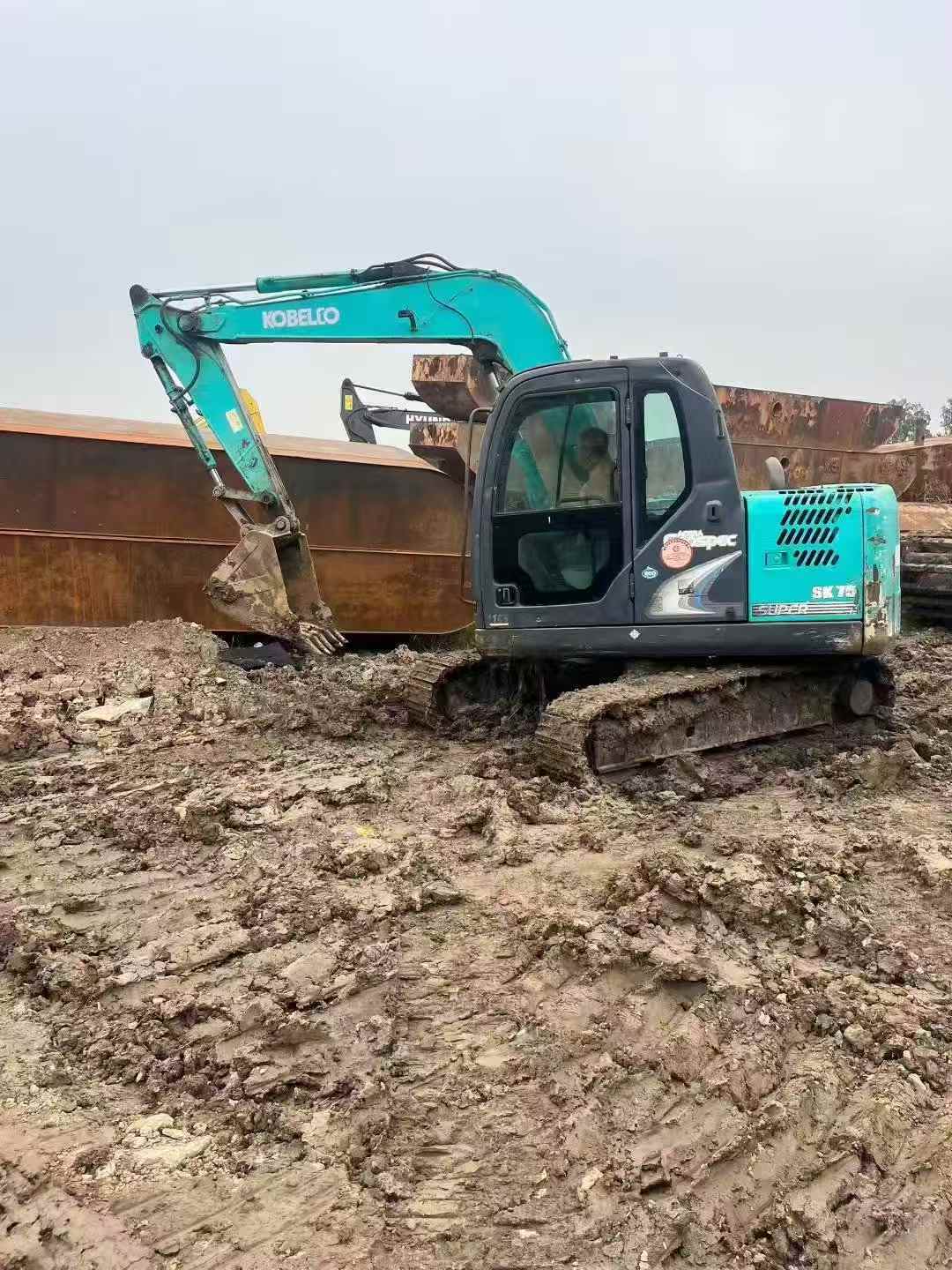 Used Kobelco SK75 Excavator 2014 Model
