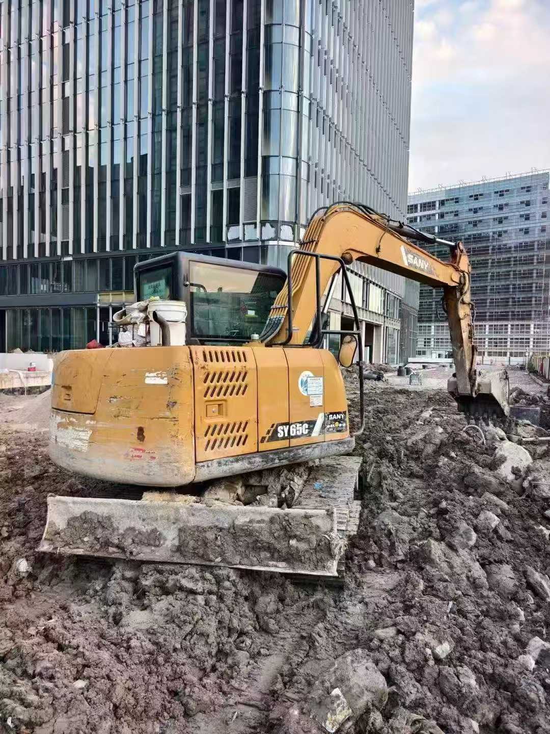 Used Sany SY65W Excavator 2017 Model