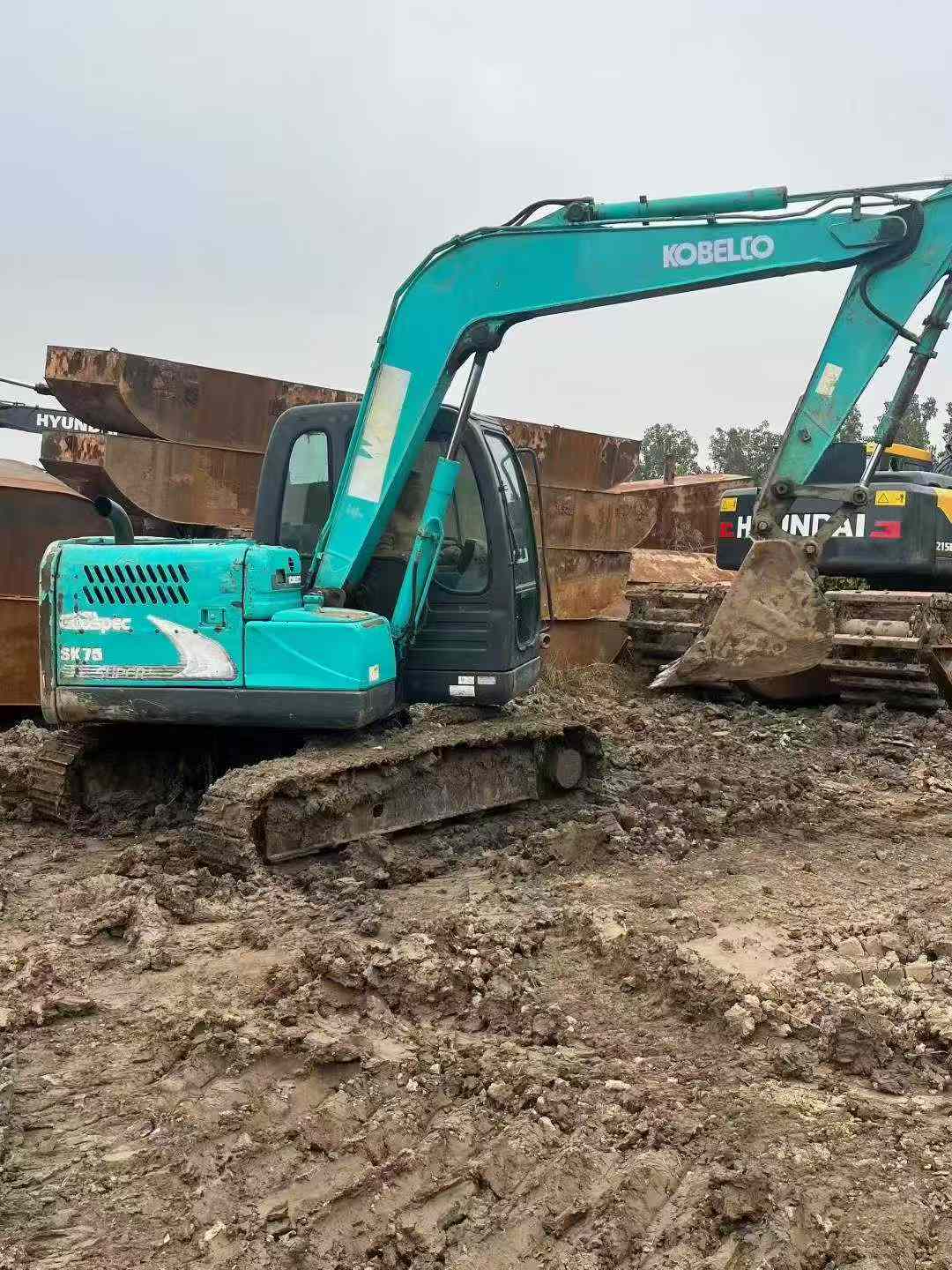 Used Kobelco SK75 Excavator 2014 Model / 4