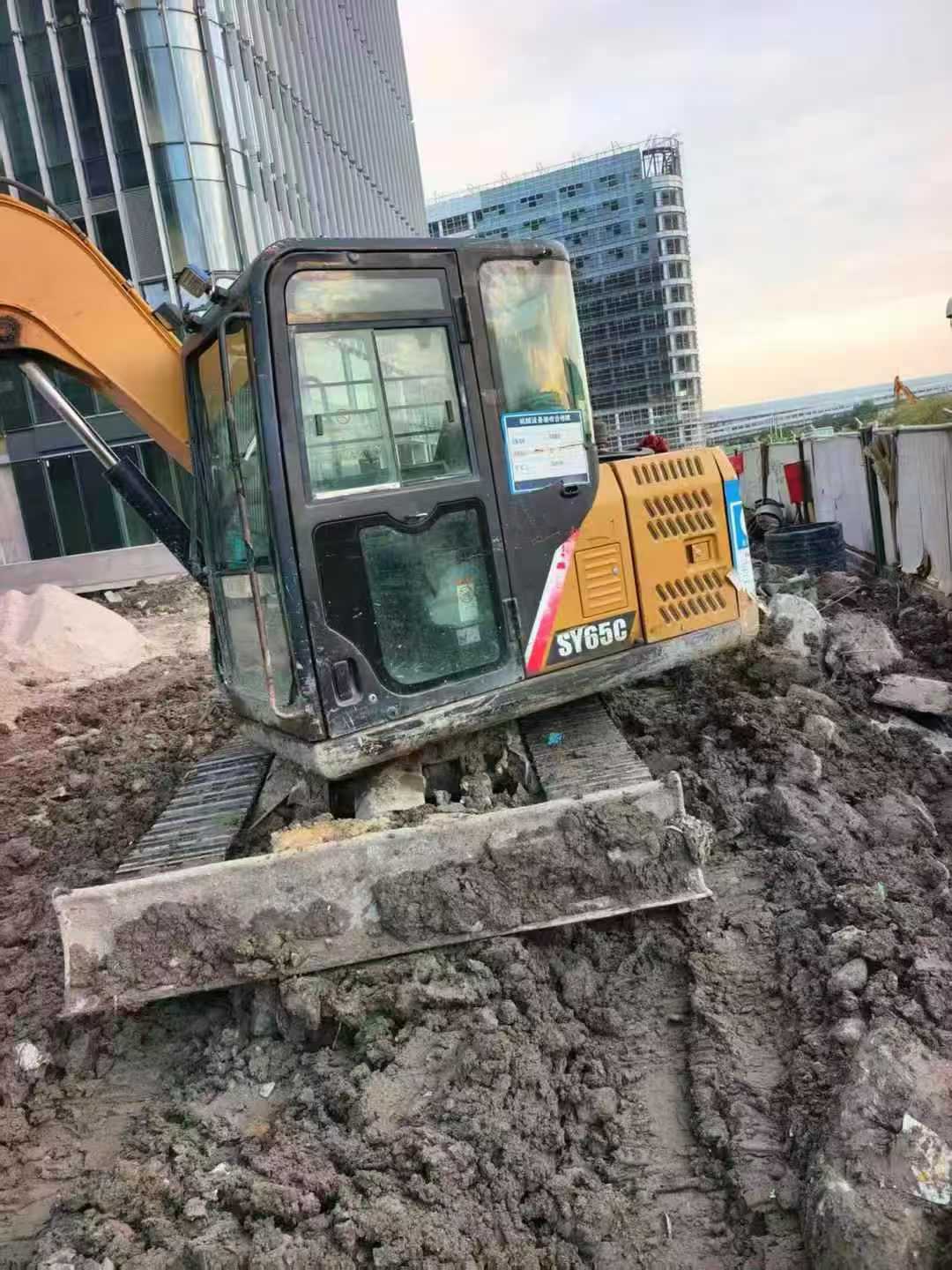 Used Sany SY65W Excavator 2017 Model