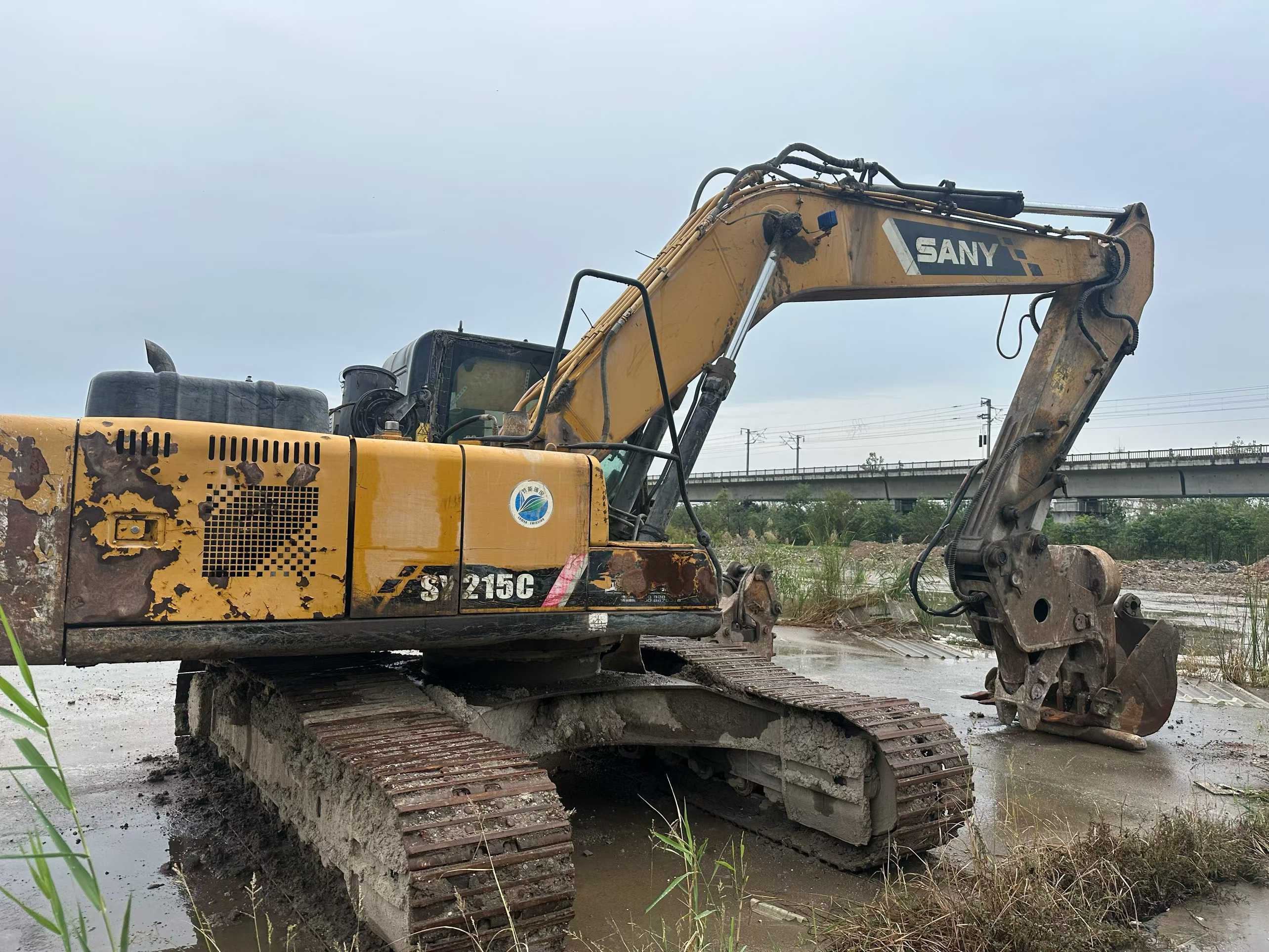 Used Sany SY215W Excavator 2018 Model