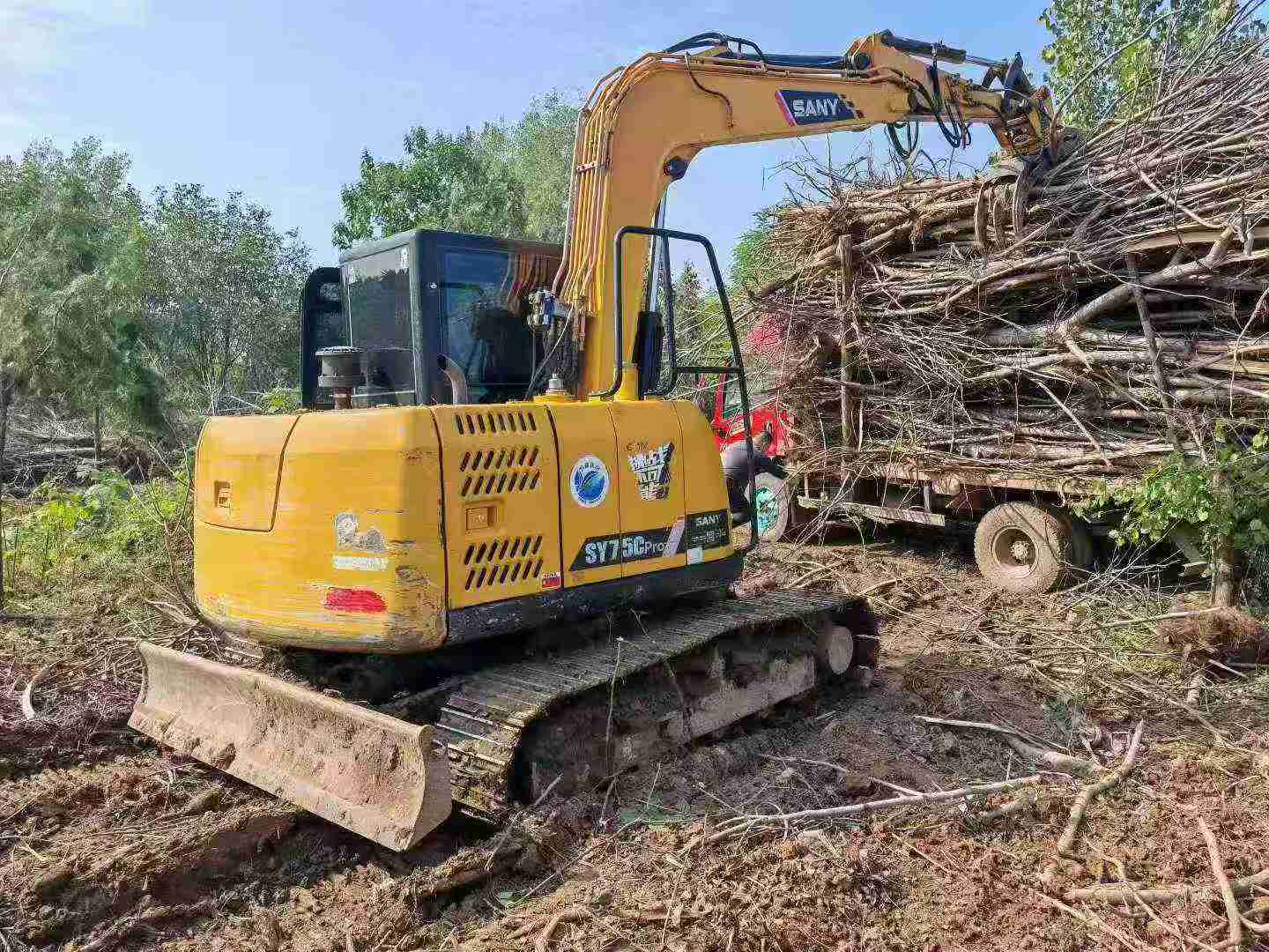 Used Sany SY75 Excavator 2021 Model