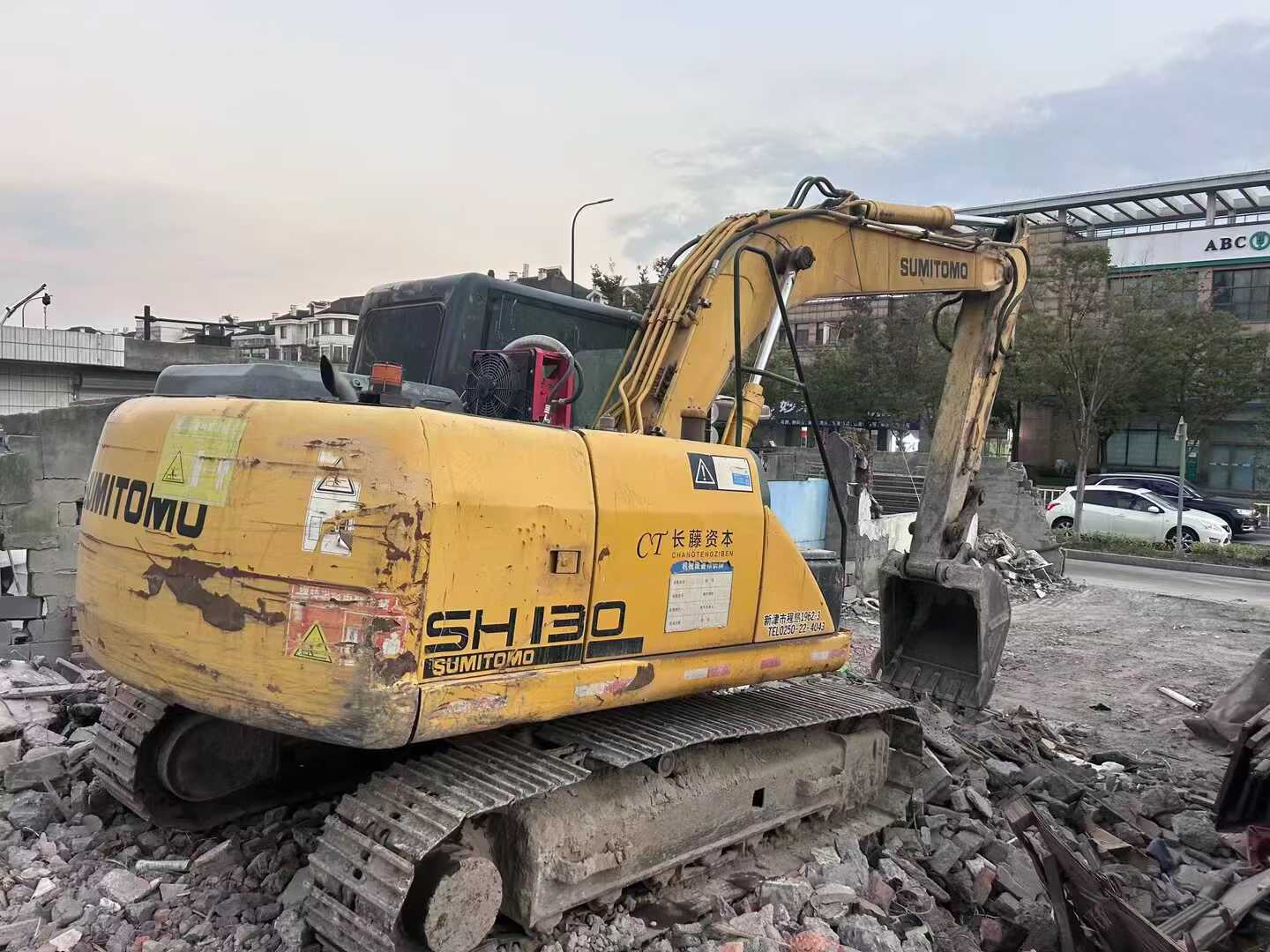 Used Sumitomo SH130-5 Excavator 2016 Model