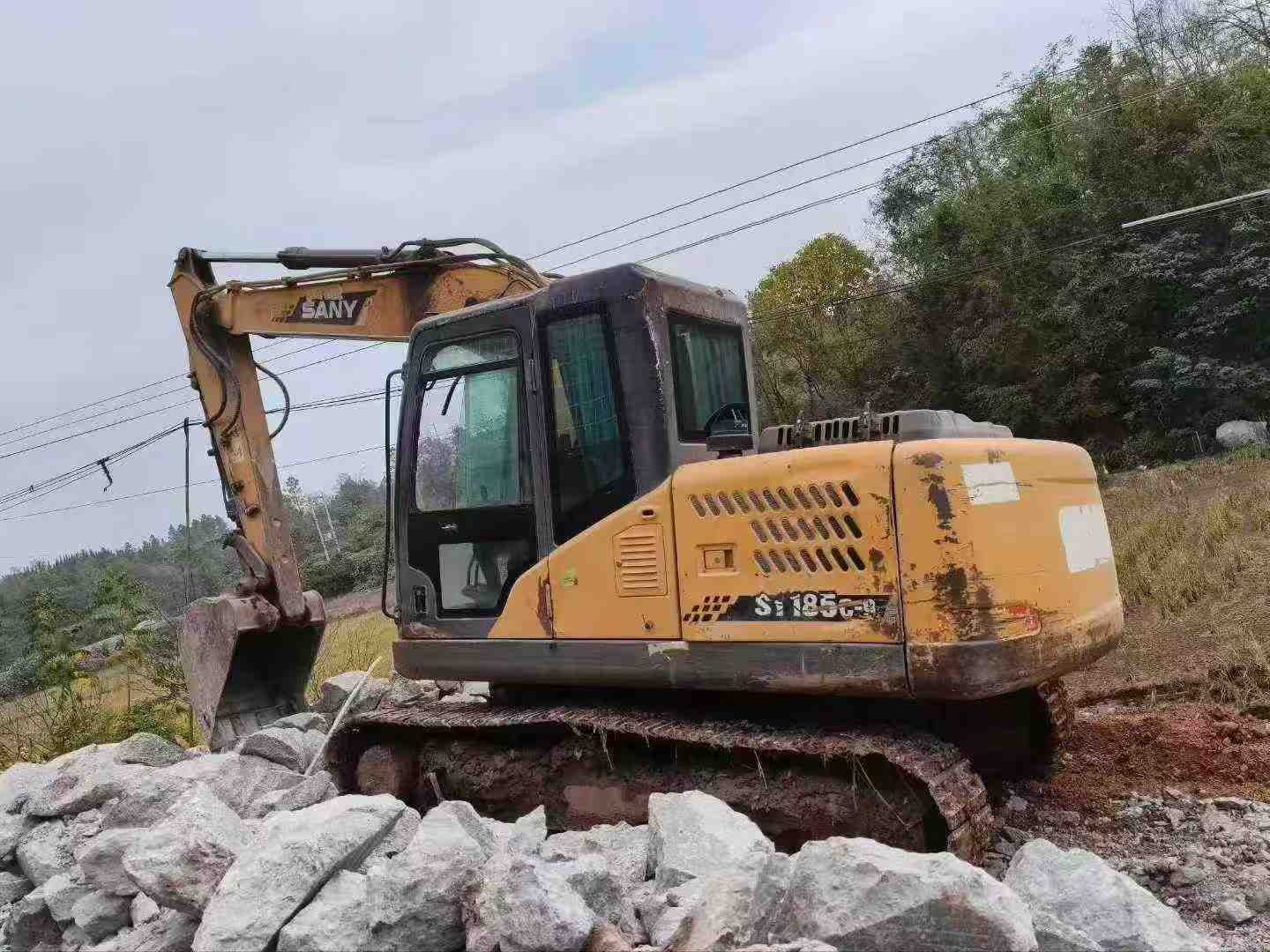 Used Sany SY135 Excavator 2016 Model