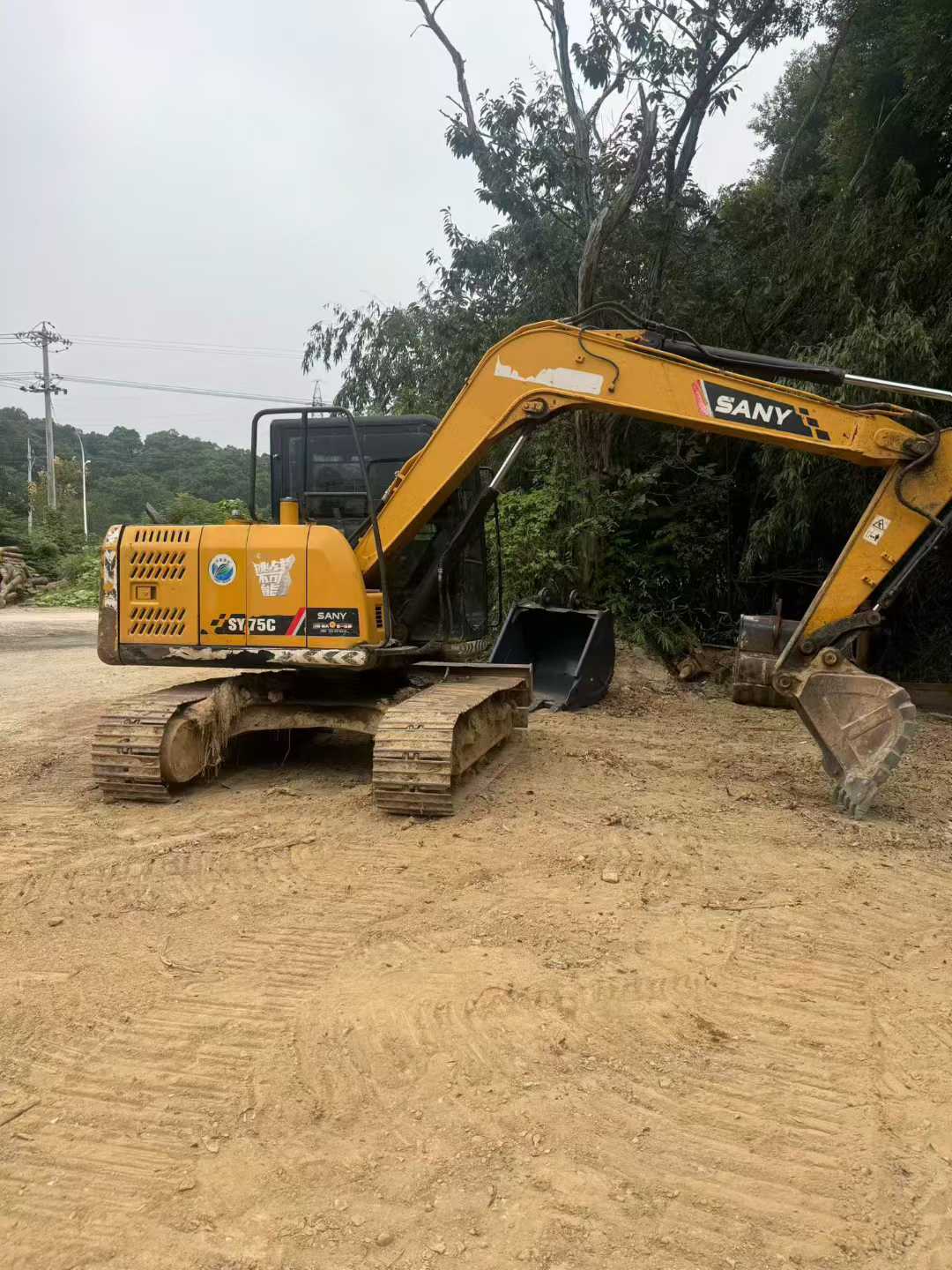 Used Sany SY75 Excavator 2016 Model