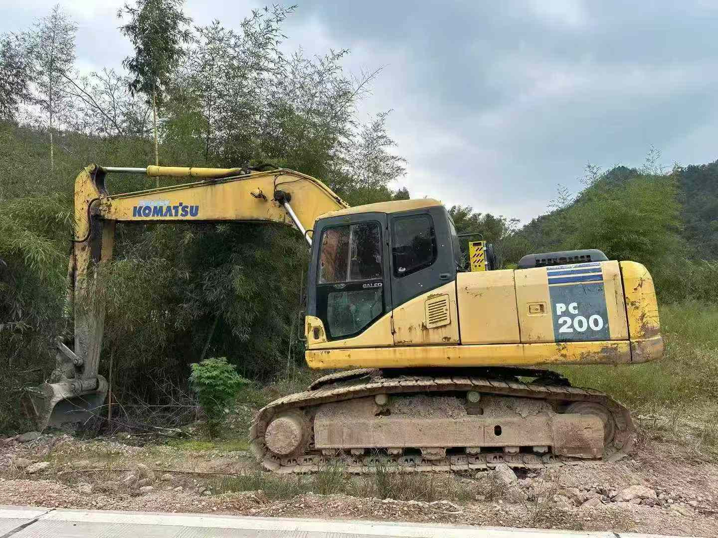 Used Komatsu PW200-7 Excavator 2006 Model