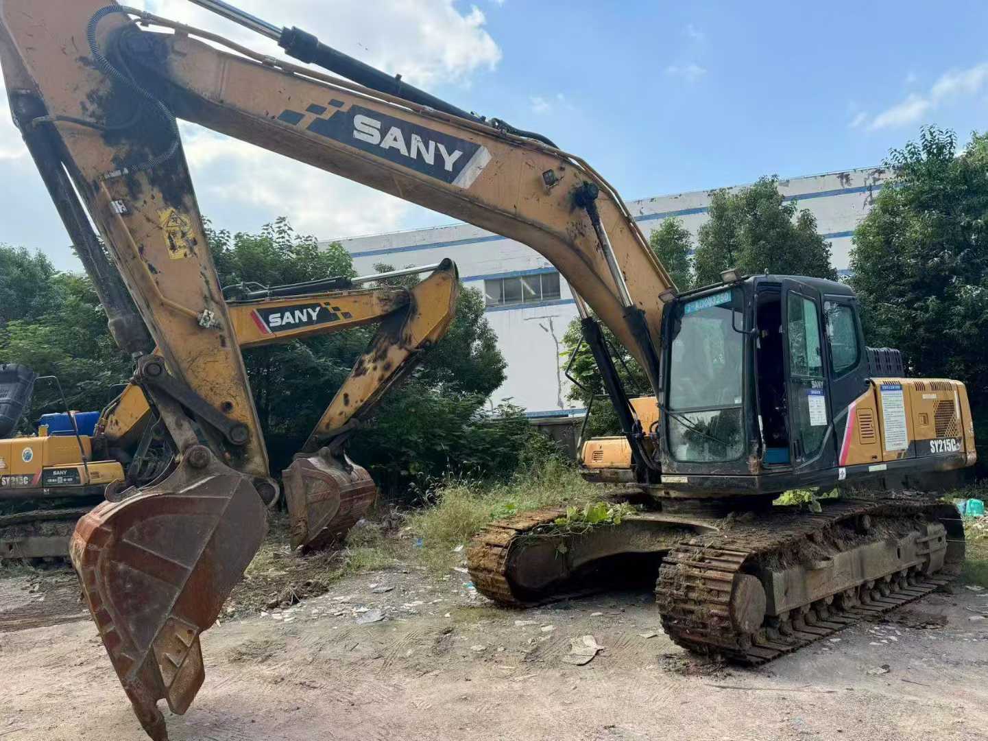 Used Sany SY215W Excavator 2018 Model