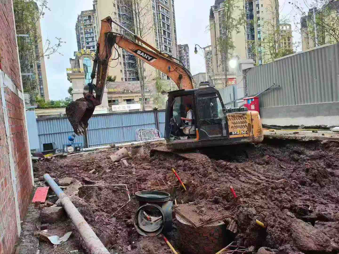 Used Sany SY135 Excavator 2016 Model