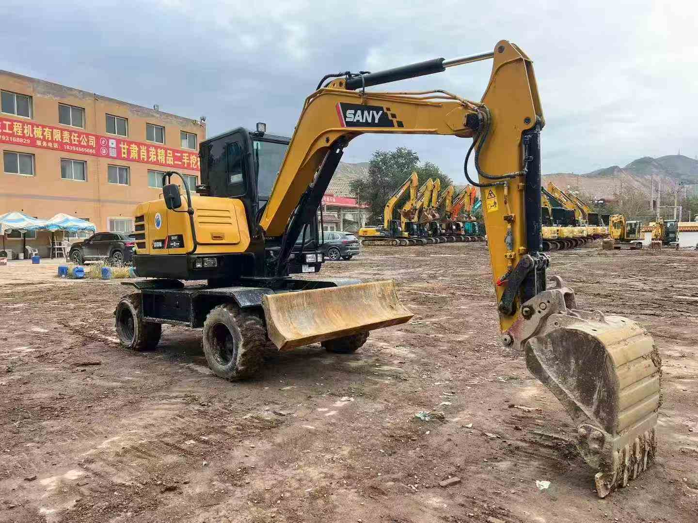 Used Sany SY65W Excavator 2021 Model