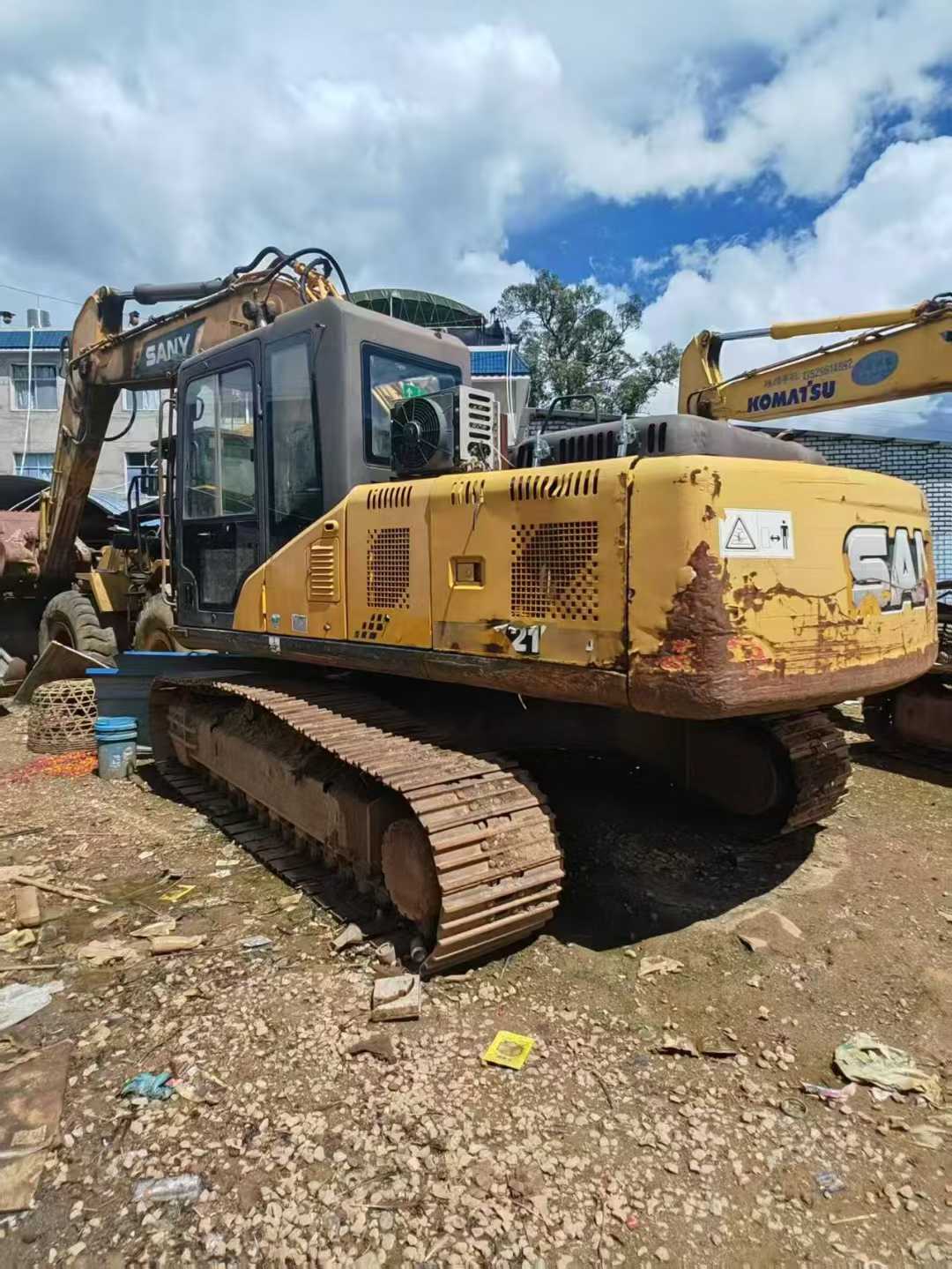 Used Sany SY215W Excavator 2014 Model