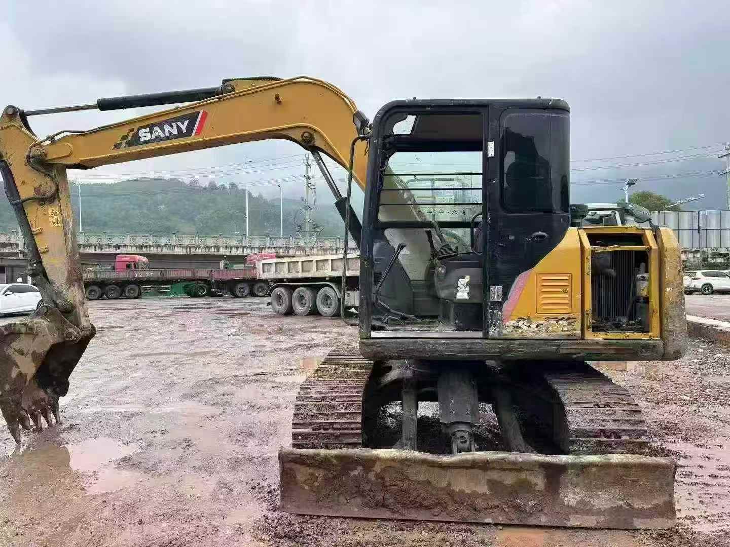 Used Sany SY75 Excavator 2016 Model