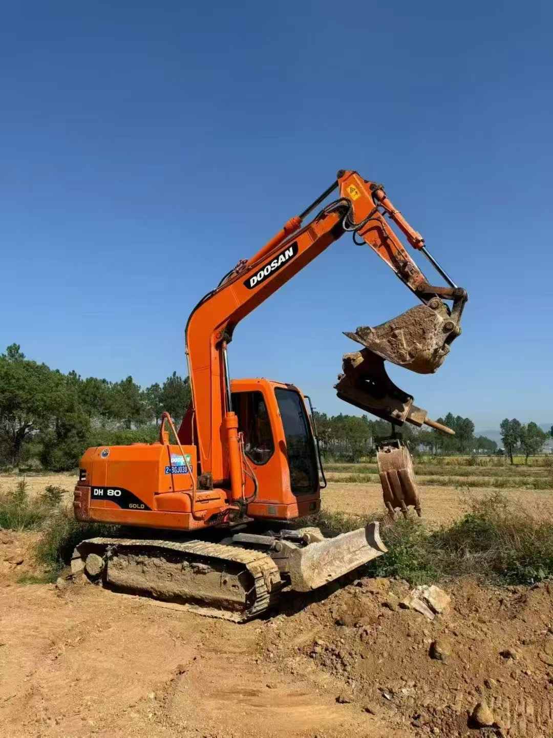 Used Doosan DX80 Excavator 2016 Model