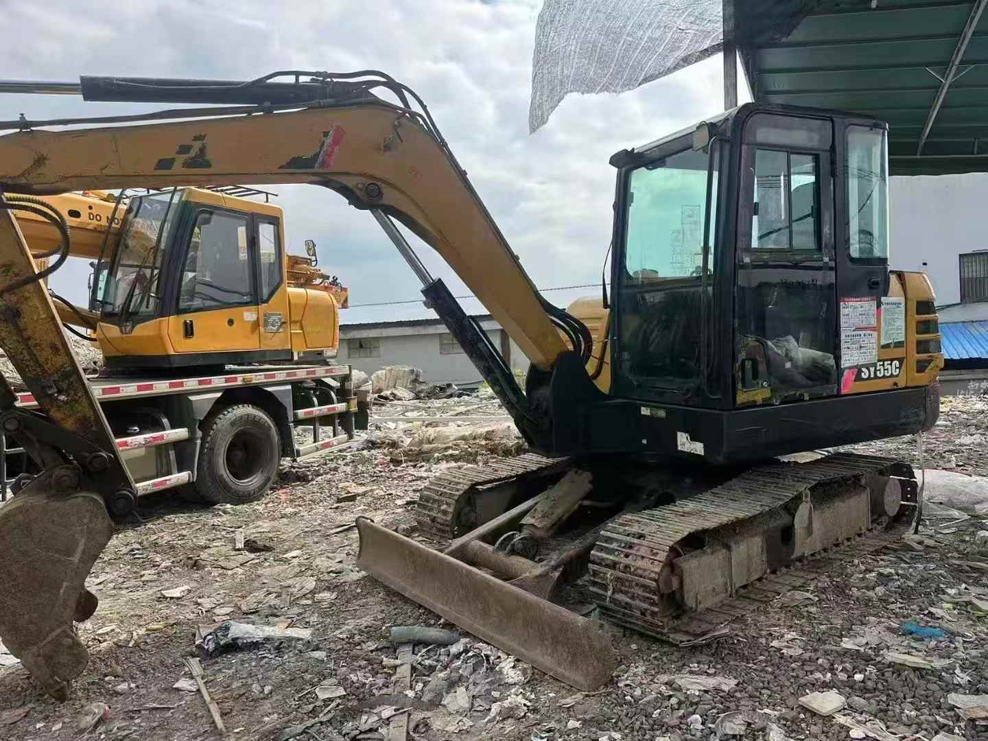 Used Sany SY55 Excavator 2017 Model