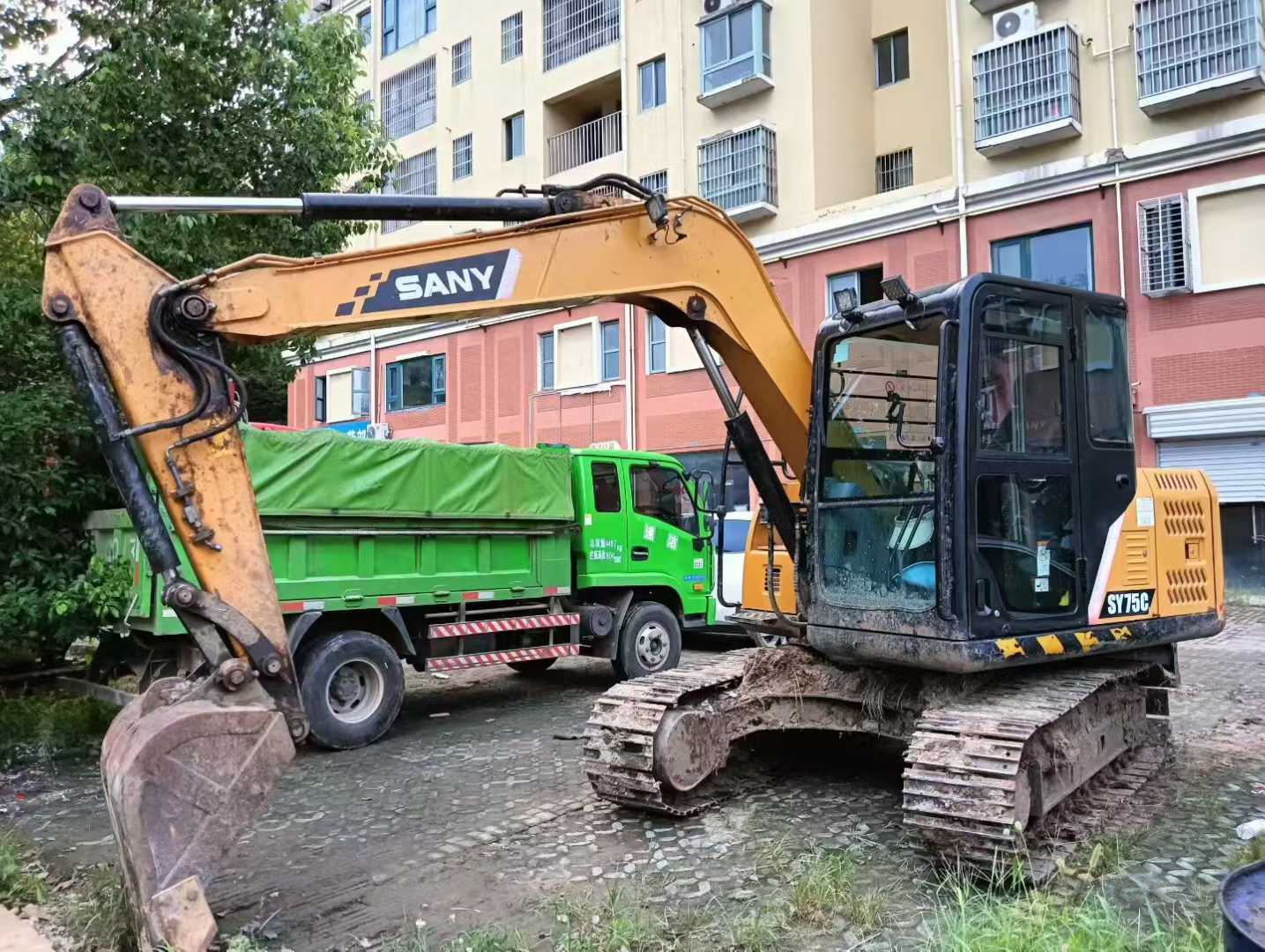 Used Sany SY75 Excavator 2020 Model